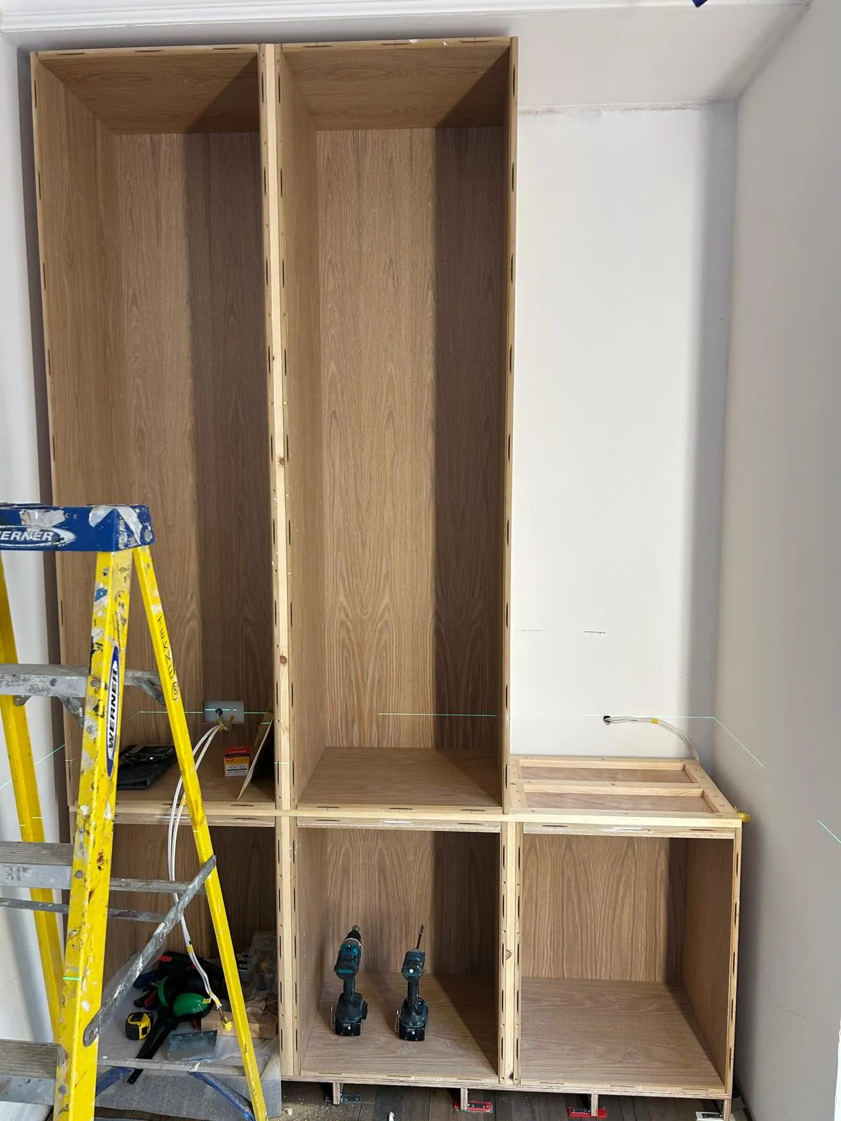 Carcasses going into the other alcove